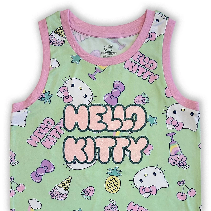Hello Kitty Girls 2 pc tank and short set sleepwear set
