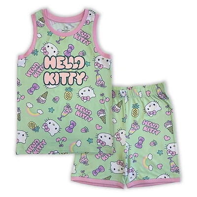 Hello Kitty Girls 2 pc tank and short set sleepwear set