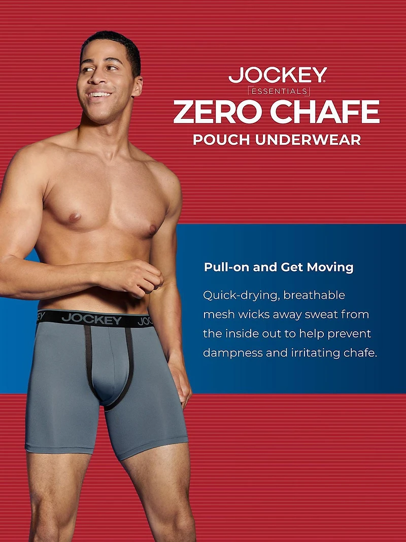Men's Zero Chafe Pouch 7" Boxer Brief - 2 Pack