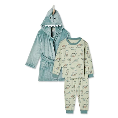 George Toddler Boys' Pajamas and Robe 3-Piece Set