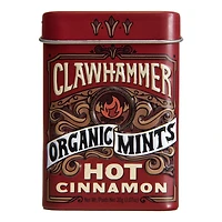 Clawhammer Certified Organic Mints - Hot Cinnamon, For The Strong & Spicy Mint Lover