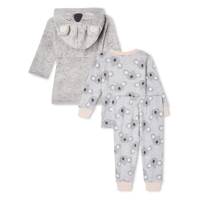 Ensemble 3 pièces avec pyjama et robe de chambre George pour bébés filles