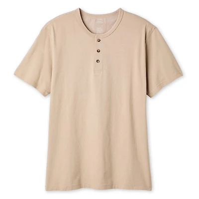 T-shirt henley délavé George pour hommes