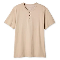 T-shirt henley délavé George pour hommes