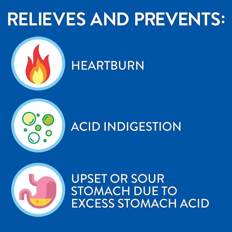 Médicament Pepcid AC Concentration maximale qui agit toute la journée contre l'indigestion acide, avec 20 mg de famotidine; acidoréducteur à action rapide qui prévient et soulage les brûlures d’estomac, format voyage de 10 comprimés 10 comprimés