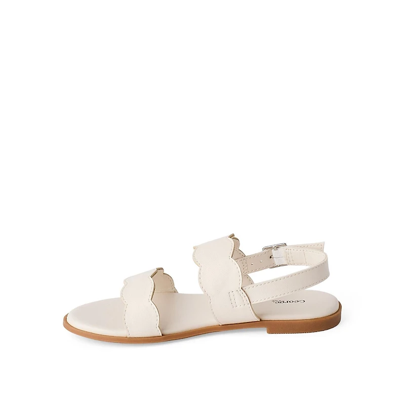 George Girls' Scalloped Sandals