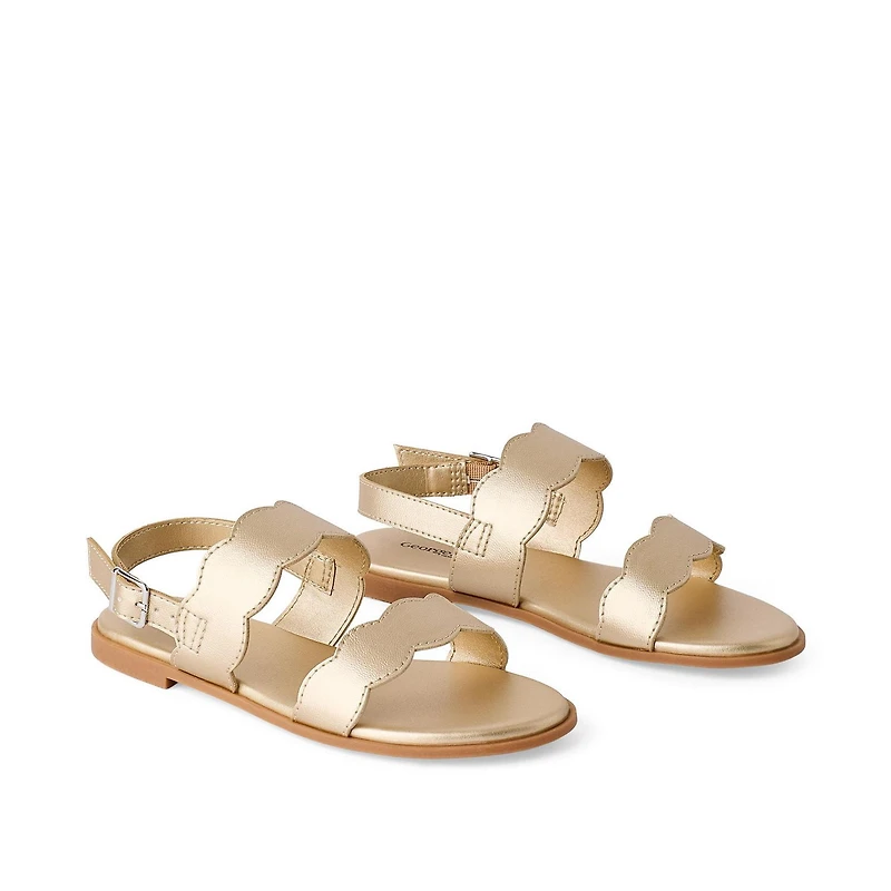 Sandales à bordure festonnée George pour filles