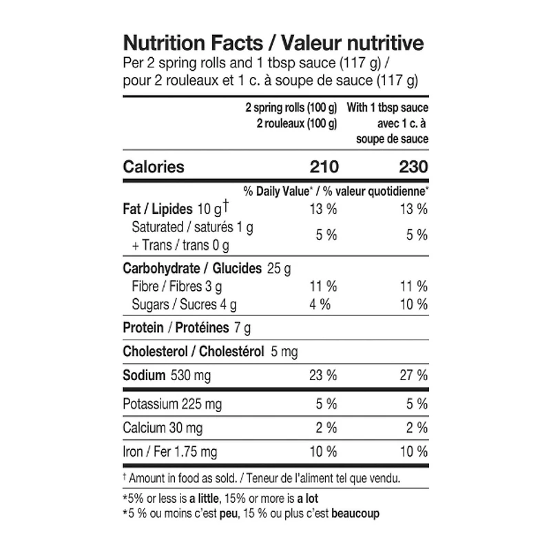 Rouleaux de printemps au poulet et au basilic thaïlandais SUMM! 350g