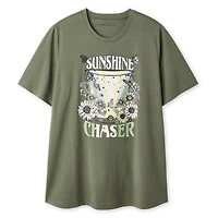 Lane Bryant Women's Plus Crew-Neck T-Shirt