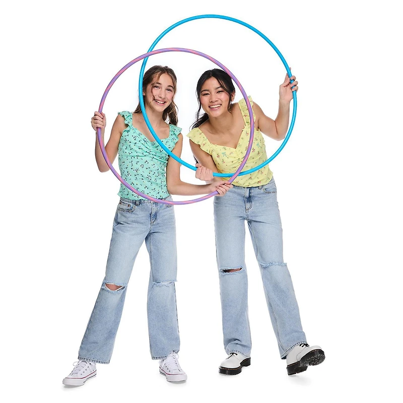 My Sister's Closet Girls' Bow Rivet Wide Leg Jean