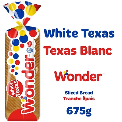 Pain blanc à griller Texas Wonder 675g