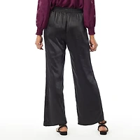 IVY Women's Satin Wide Leg Pant
