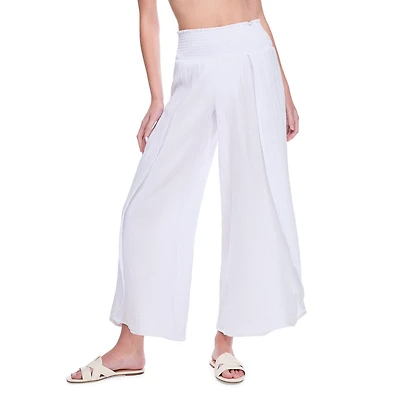 Pantalon de plage froissé No Boundaries pour femmes