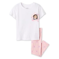 Ensemble 2 pièces avec legging Gabby et la maison magique pour petites filles