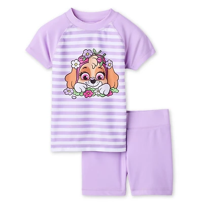 Ensemble de bain 2 pièces Pat'Patrouille Nickelodéon pour petites filles