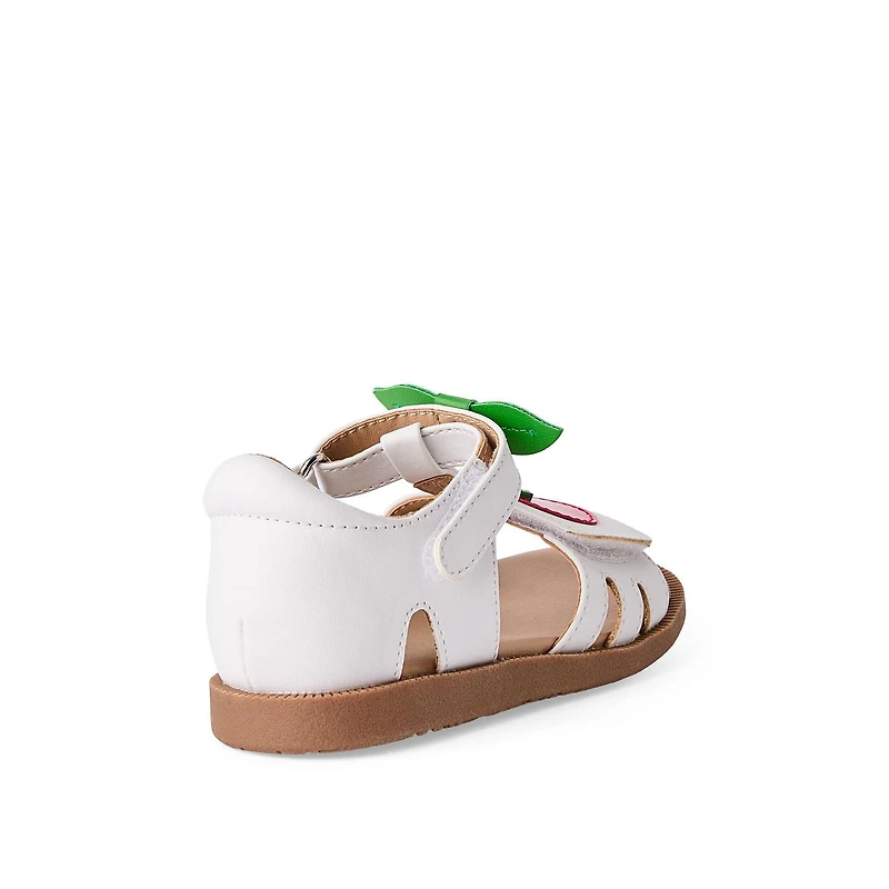 Sandales à motif de cerises George pour petites filles