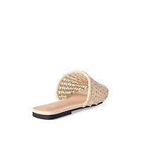 Mules tissées Time and Tru pour femmes