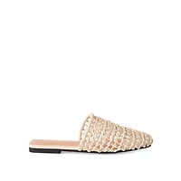 Time and Tru Women's Woven Mules
