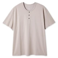 George Big Men's Washed Henley T-Shirt