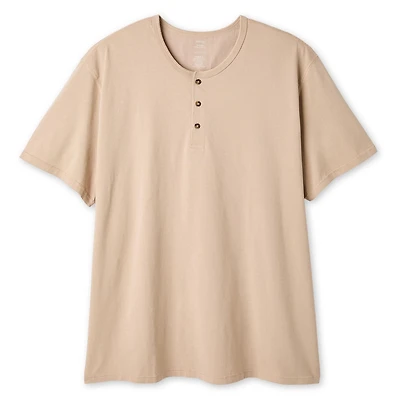 George Big Men's Washed Henley T-Shirt