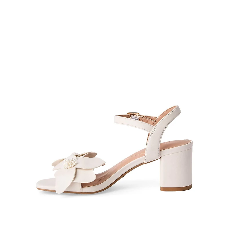 Time and Tru Women's Floral Heels
