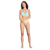 Haut de bikini bordé à point d’échelle George pour femmes