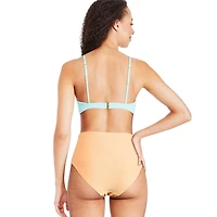 Haut de bikini bordé à point d’échelle George pour femmes