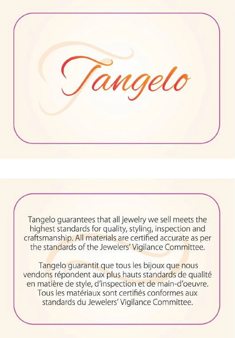 Tangelo 3-1/3 Carat T.G.W. Amethyst And White Topaz Rose Rhodium-Plated Sterling Silver Swirl Stud Earrings