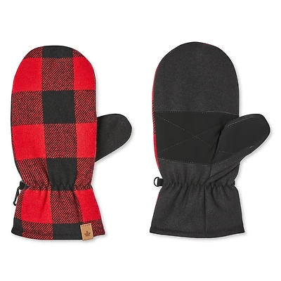 Mitaines à carreaux Canadiana pour garçons