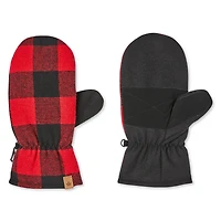 Mitaines à carreaux Canadiana pour garçons
