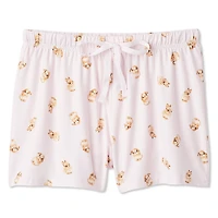 Short de nuit à effet peau pêche No Boundaries pour femmes