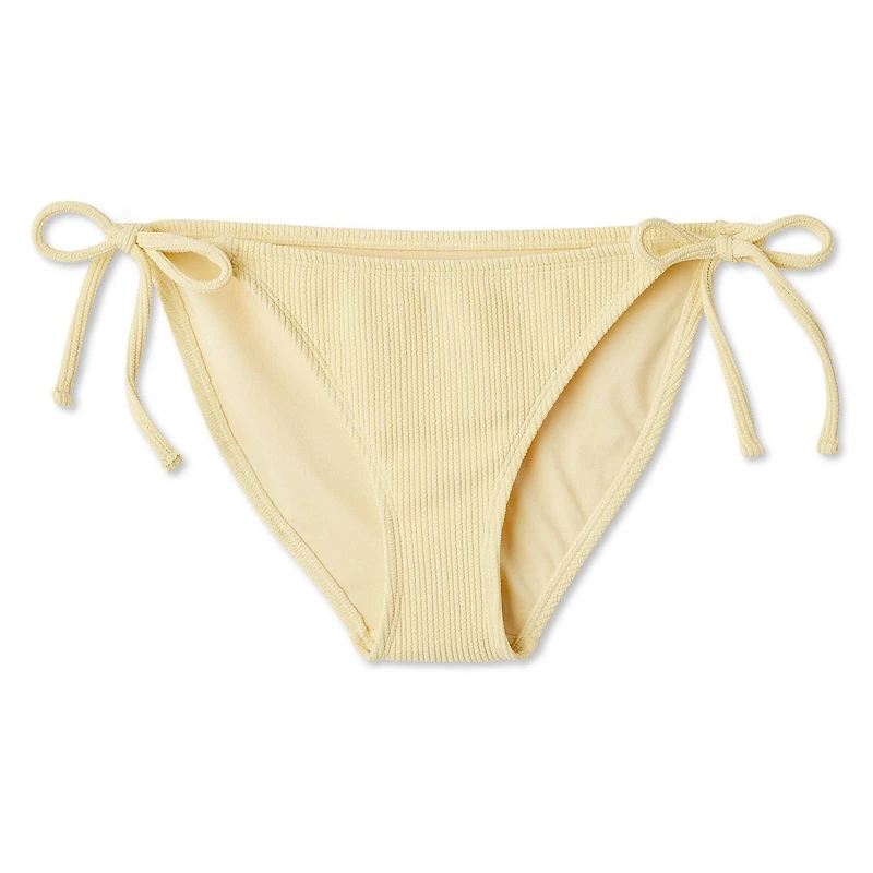 No Boundaries Women's String Bikini Bottom