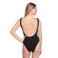 No Boundaries Women's Scoop-Neck One Piece Swimsuit