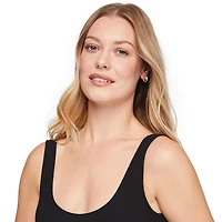 No Boundaries Women's Scoop-Neck One Piece Swimsuit