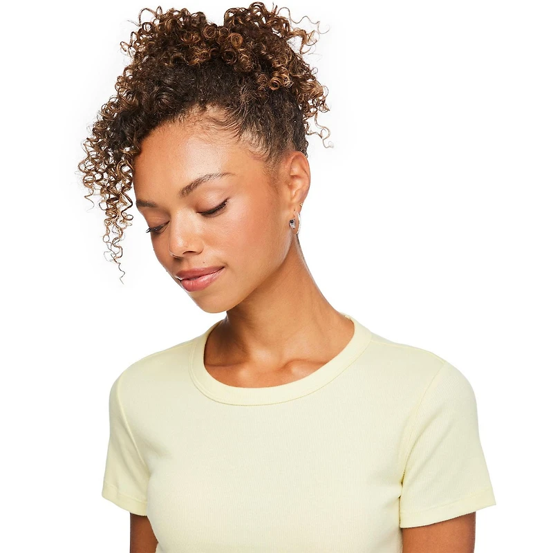 T-shirt côtelé George pour femmes