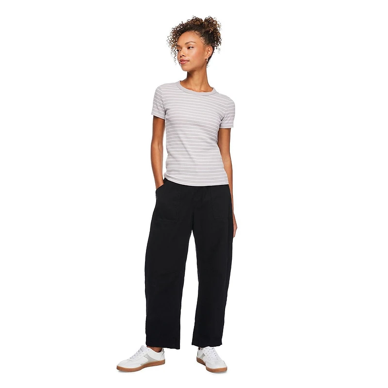 T-shirt côtelé George pour femmes