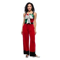 Holly & Cupid Women's Christmas Present Jumpsuit