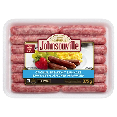 Saucisse à déjeuner originale Johnsonville JVL Sauc à déjeuner orig 375g