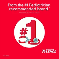 Poudre Tylenol Enfants Dissolution facile, Baie sauvage naturelle - Analgésique pour enfants, 160 mg d’acétaminophène