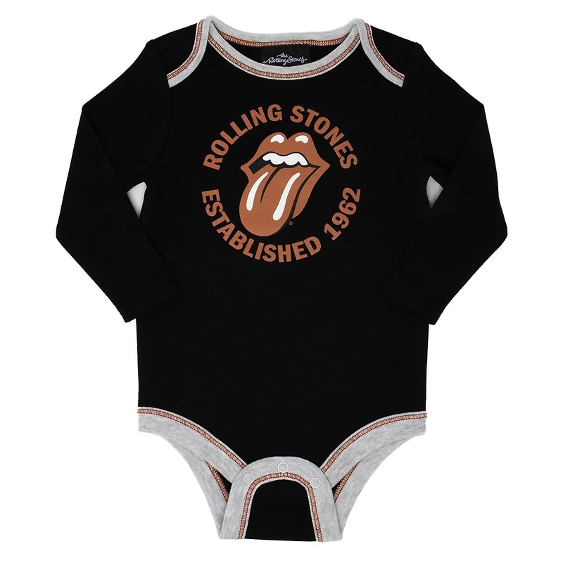 Rolling Stones Cache-couche à manches longues pour bébés garçons