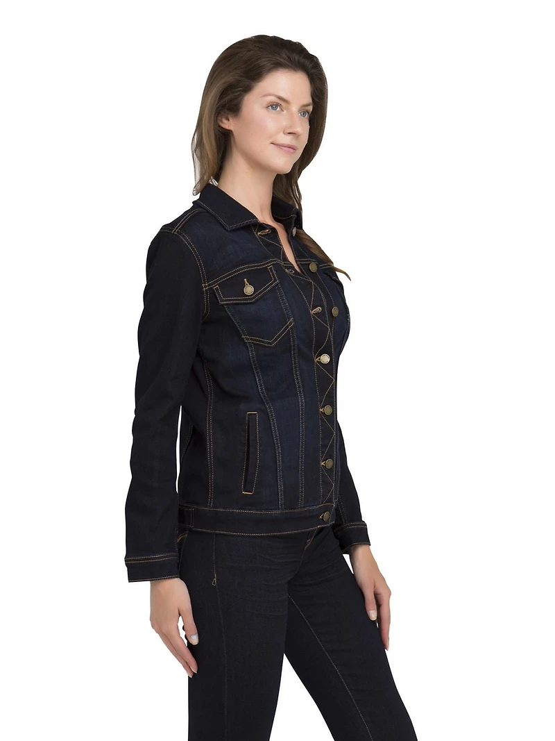 Jordache Women's Midi Denim Jacket