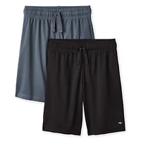 Athletic Works Boys' Birdseye Mesh Short 2-Pack