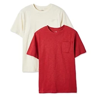 Lot de 2 t-shirts à pochette George pour garçons