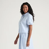 Mexx Mommy and Me Boxy Short Sleeve Button Through Shirt