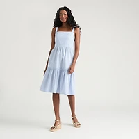 Robe à bretelles et volants avec dos froncé Mexx Maman et Moi