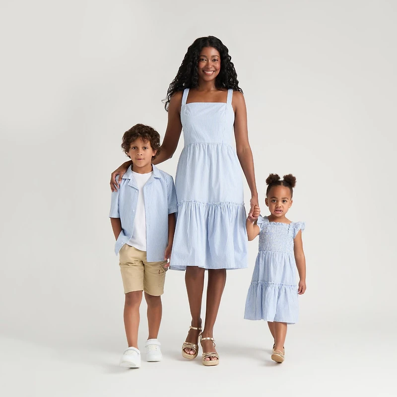 Robe à bretelles et volants avec dos froncé Mexx Maman et Moi