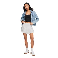 No Boundaries Women's Pleated Skirt