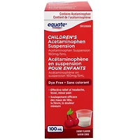 Acétaminophène en suspension pour enfants Equate