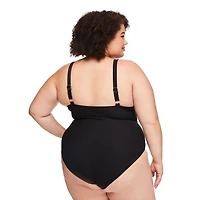 George Women's Plus Scoop-Neck One Piece Swimsuit