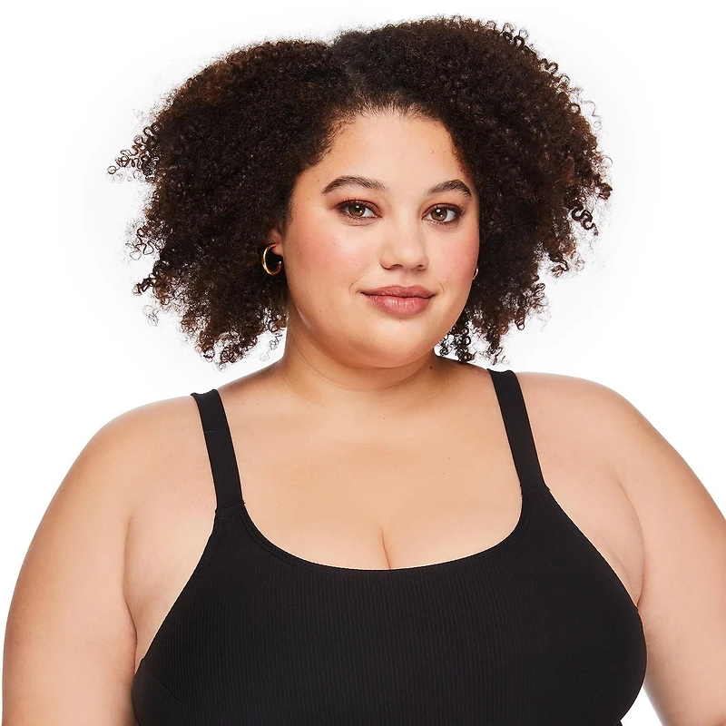 George Women's Plus Scoop-Neck One Piece Swimsuit